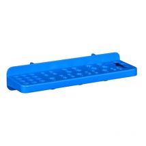 Allit - Porta stoppino da 39 per pannello murale giallo, L.16,5 x A.3,2 x P.6 cm