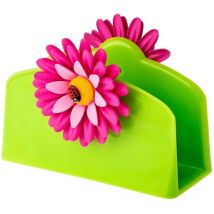 Set – Flower Power portatovaglioli & Carta – servitten con puntini colorati