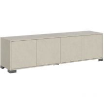 Bob Gardens - Meuble tv 4 portes 172x40x48 cm Lumina cachemire