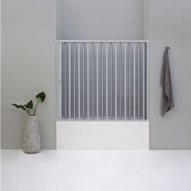 Porta vasca Space nicchia da 160 a 170 cm a soffietto in pvc