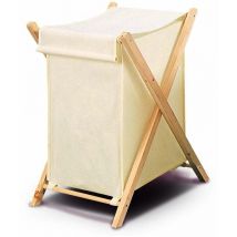 Portabiancheria Pieghevole in legno