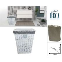 Portabiancheria Rett. Vim. Bco 59X48X35