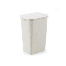 Portabiancheria in resina con coperchio