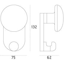 Portabito Con Con 302 – Plastica nera – Design moderno – Realizzato in Italia