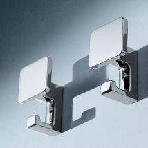 Portabito da parete 273 in metallo cromo – Design moderno e funzionale – Made in Italy