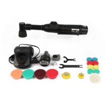 Decdeal - Portable Car Polishing Machine Mini Electric Auto Polisher Handheld Rechargeable Car Polishing and Waxing Machine Kit