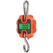 Sunxury - Portable Crane Scale 250 kg / 500 lb Heavy Duty Digital Hanging Scales lcd Display with Backlight for Home Farm Hunting Outdoor Orange