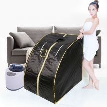 Portable Sauna Thérapeutique Infraroug Pliable Haloyo 75 x 35 x 25 cm,noir