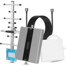 Brisunshine - Amplificateur de Signal pour Téléphone Portable, Amplificateur Tri-Bande Tous Les Répéteur lte gsm 2G 3G 4G 800/900/2100 MHz, Gain