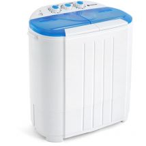 Portable Twin Tub Washing Machine 5 kg Total Capacity Washer And Spin Dryer Combo Compact For Camping Dorms Apartments College Rooms 3 kg Washer 2 kg