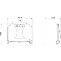 Jofel - Portabobinas mural de pared