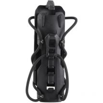 Portabotellas para motocicleta, Protector de parachoques de liberación rápida ajustable, portavasos negro