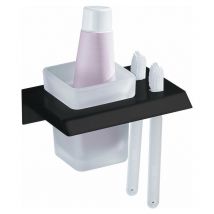 Manillons Torrent - 02805081 marina Portacepillos Pared Negro Mate - ref: 02805081