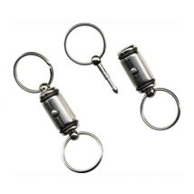 Portachiavi in metallo Push And Pull confezione da 12 pezzi