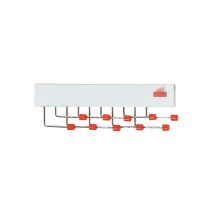 Porta cravatte in plastica con 10 ganci mobili – Organizzatore cravatte – 45109