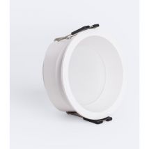 Portafaretto Downlight Conico IP65 Lampadina led GU10 / GU5.3 Foro Ø75 mm Bianco