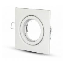 V-tac - Spot led carré encastrable GU10 et GU5.3 (MR16) Blanc Couleur Ajustable