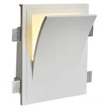 V-tac - Aplique led cuadrado E14 Cuerpo de escayola