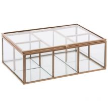 Portagioie Mood in vetro marrone 20x7cm - Atmosphera créateur d'intérieur