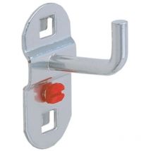 Kappes - Portaherramientas D.6mm D.35mm con extremo de gancho vertical para placas perforadas 5pcs / bolsa.