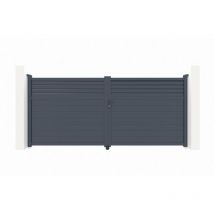 Portail aluminium battant carpatia 300x180cm
