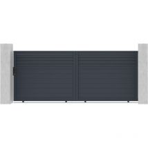 Portail aluminium coulissant carpatia 400x160cm
