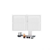 Portail battant électrique pvc blanc H160 x L350 guérande