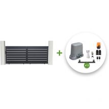 Portail coulissant électrique vogel 350x140cm + Motorisation tanker C600