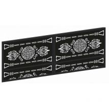 Portail en acier KM367 400-500 x 150 cm en plusieurs couleurs - Couleur: Anthracite - Dimensions: 500 x 150 cm - Serrure électrique: Avec