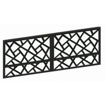 Portail en acier KM588 400-500 x 150 cm en plusieurs couleurs - Couleur: Anthracite - Dimensions: 500 x 150 cm - Serrure électrique: Avec