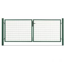 Easycloture - Portail grillagé acier galvanisé l 3m Vert h 1m00