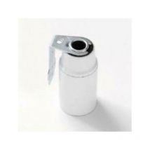 Portalampada attacco piccolo e14 con squadra colore bianco 0166/sq1 - FAI