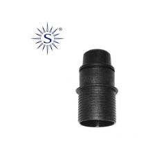 Portalampada e-14 semifilettato nero Solera 6584ctn