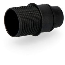 Portalampada E-14 Semifilettato Nero Solera 6584ctn