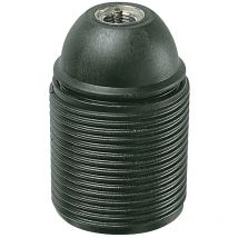 Portalámparas E27 M10X1 Cm/Rosca. Negro Vimar 02107