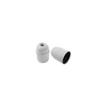 Portalampara plastico E27 blanco