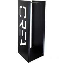 Portalegna per Camino da Interno 350x350x1100 cm in Acciaio Crea Fooc Nero