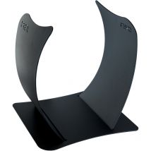 Crea - Portalegna per Camino da Interno 400x375x345 cm in Acciaio Onda Nero