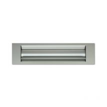 Portalettere isolato GOETTGENS - 325x30 mm - anodizzato argento - T60210000