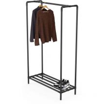 Jardindeco - Portant à vêtements en acier Antran