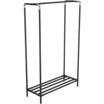 Jardindeco - Portant à vêtements en acier Antran