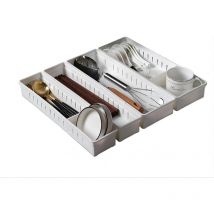 Ulisem - Portaoggetti per cassetti da cucina in omaggio, 2 grandi + 2 piccoli - Portaoggetti multifunzionale ideale per utensili da cucina e articoli