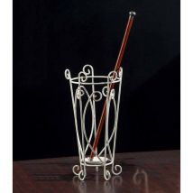 Portaombrelli in Ferro Battuto mc Colori Ferro: Avorio anticato - Avorio anticato