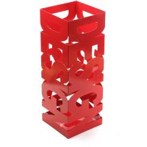 Versa - Design Portaombrelli per Ingresso, Corridoio, Camera, Giardino. Portaombrelli Piccolo e Moderno, Misure (a x l x l) 52 x 19 x 19 cm, Metallo,