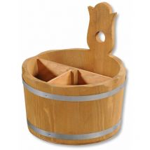 Portaposate in legno h= 20 d = 18 cm - Kesper