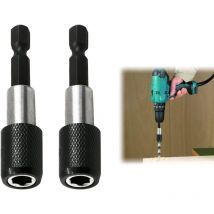 Portapunte magnetico, Portapunte per avvitatore a percussione, Portapunte per cacciavite magnetico con codolo esagonale, Portapunte per cacciavite