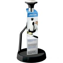 Portarotolo Arcos Forza 793100 in acciaio inox / ABS con base antiaderente ø 280 mm / ø 150 mm in scatola