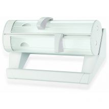 Guzzini Kitchen Active Design Mensola Portarotoli Bis&Tris 40 x 11,5 x H 25,5 cm, Bianco