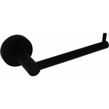 Portarotolo versione tonda colore nero opaco Capannoli Hoop HP107 mm Nero opaco - fissaggio a viti