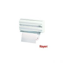 Rayen - Portarrollo Cocina Triple Plastico Blanco